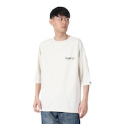(メンズ)サーフロゴ ベースボールTシャツ 19822212 アイボリー