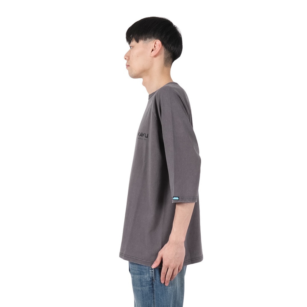 カブー（KAVU）（メンズ）サーフロゴベースボールTシャツ 19822212