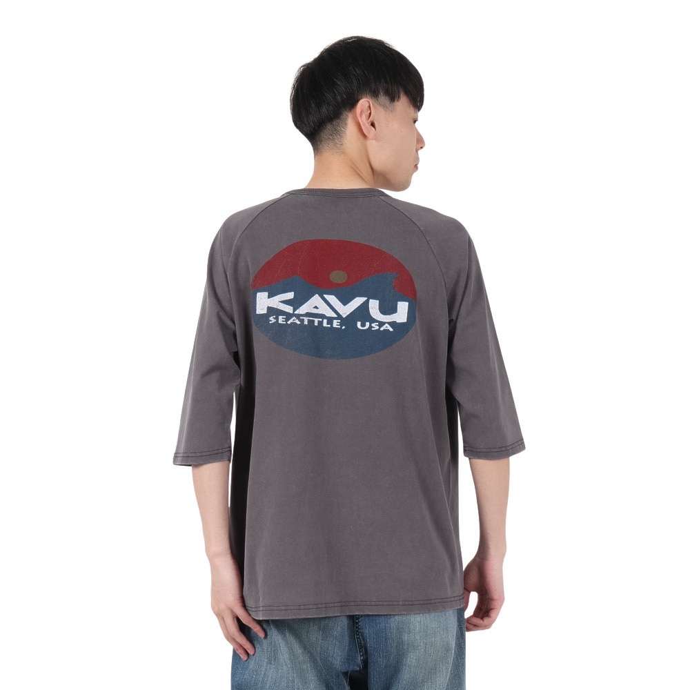 カブー（KAVU）（メンズ）サーフロゴベースボールTシャツ 19822212