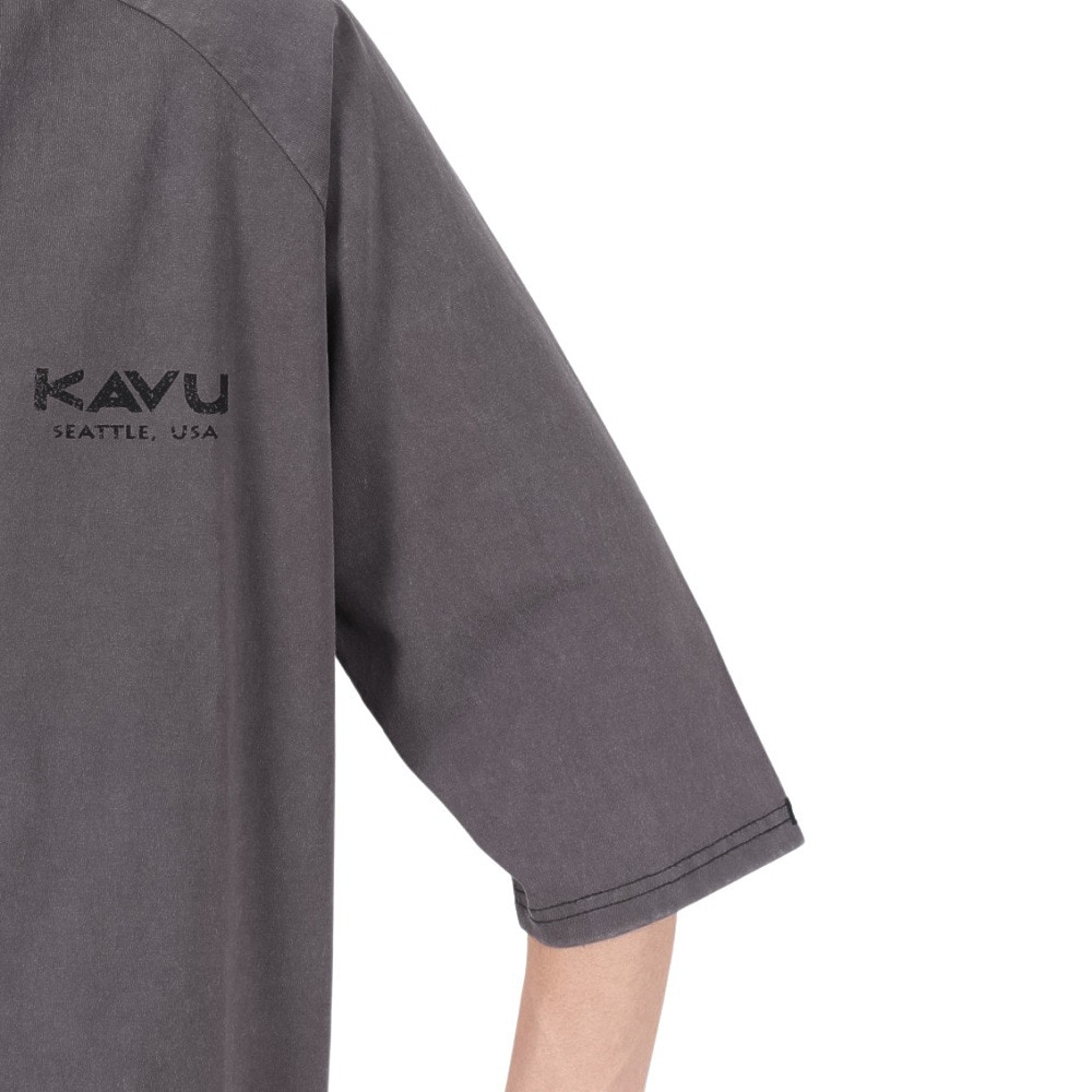 カブー（KAVU）（メンズ）サーフロゴベースボールTシャツ 19822212