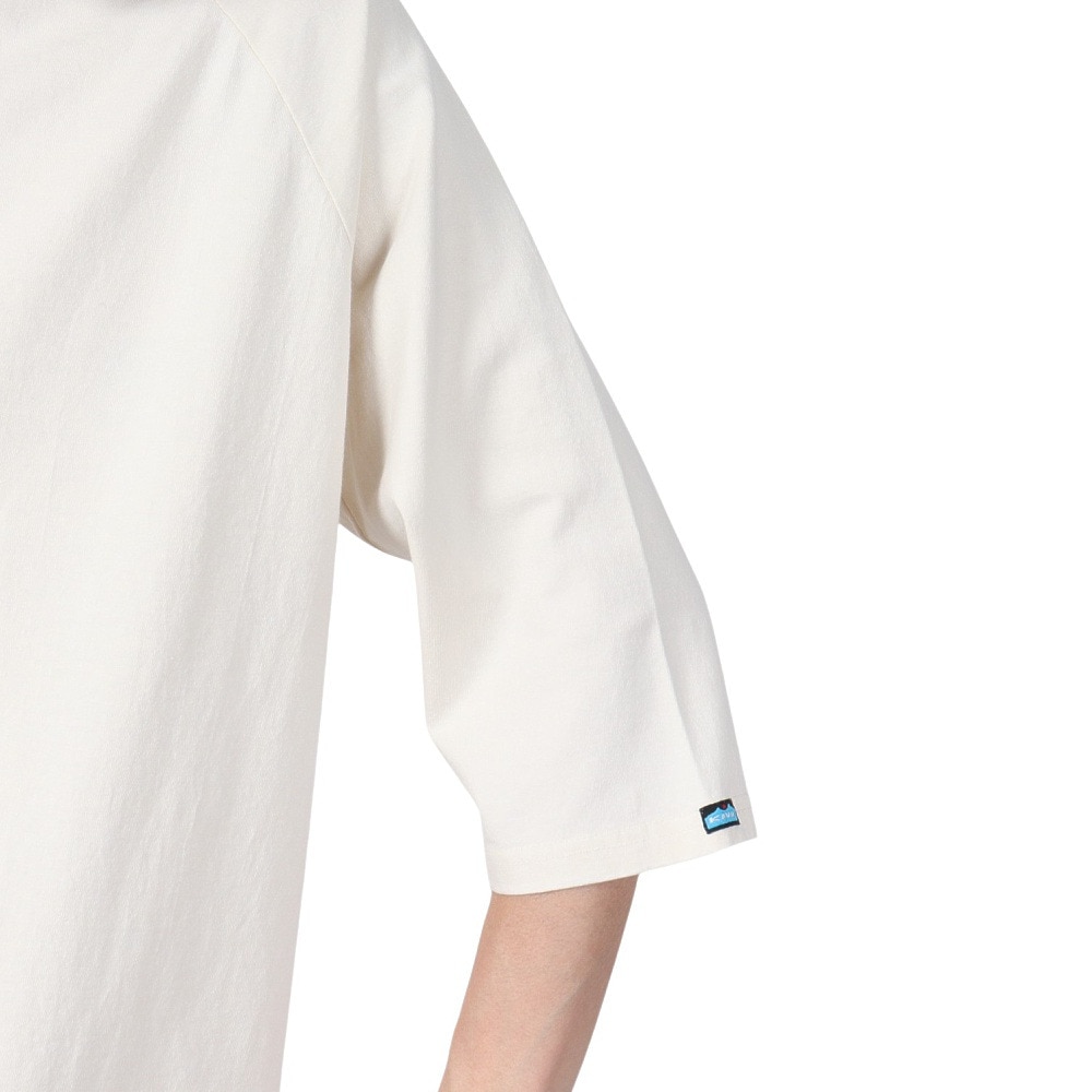 カブー（KAVU）（メンズ）ソリッド ベースボール 半袖Tシャツ 19822213 アイボリー