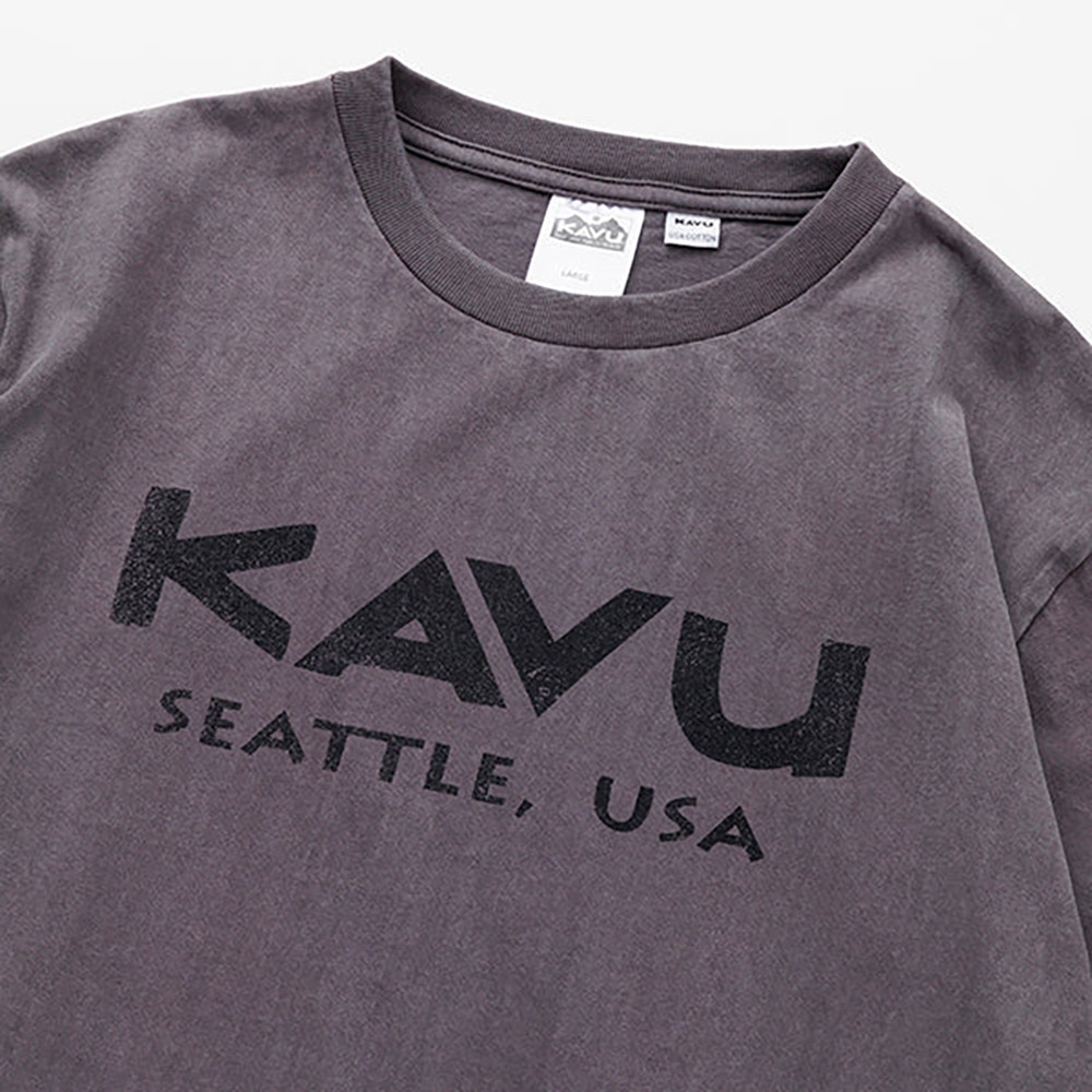 カブー（KAVU）（メンズ）マウンテンロゴTシャツ 19822214