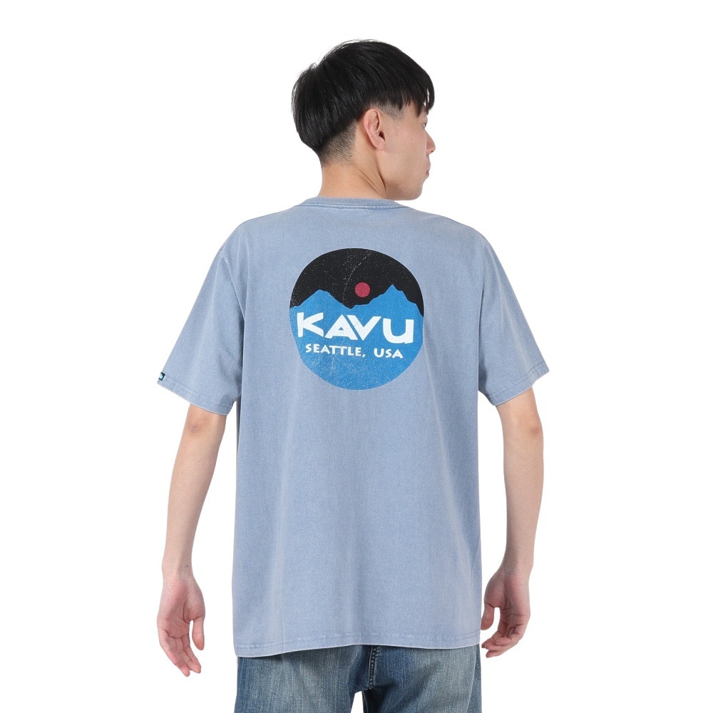 カブー（KAVU）（メンズ）マウンテンロゴTシャツ19822214