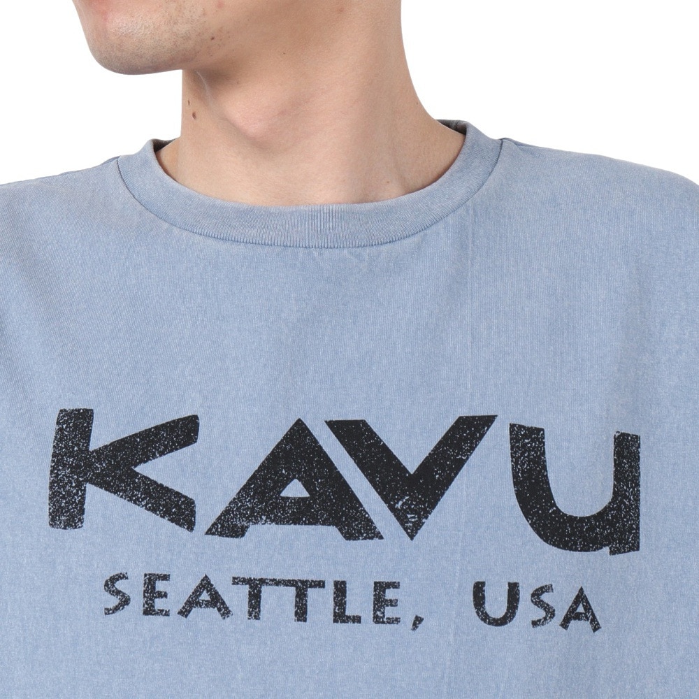 カブー（KAVU）（メンズ）マウンテンロゴTシャツ19822214