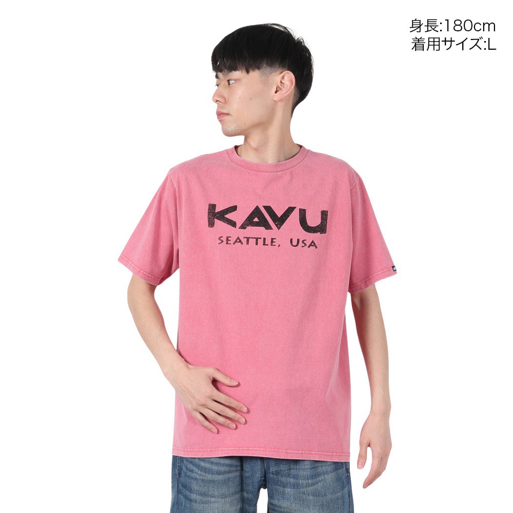 カブー（KAVU）（メンズ）マウンテンロゴTシャツ 19822214