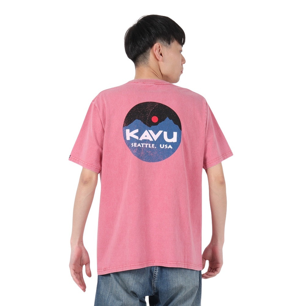カブー（KAVU）（メンズ）マウンテンロゴTシャツ 19822214