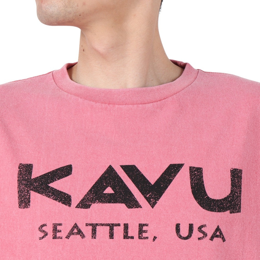 カブー（KAVU）（メンズ）マウンテンロゴTシャツ 19822214
