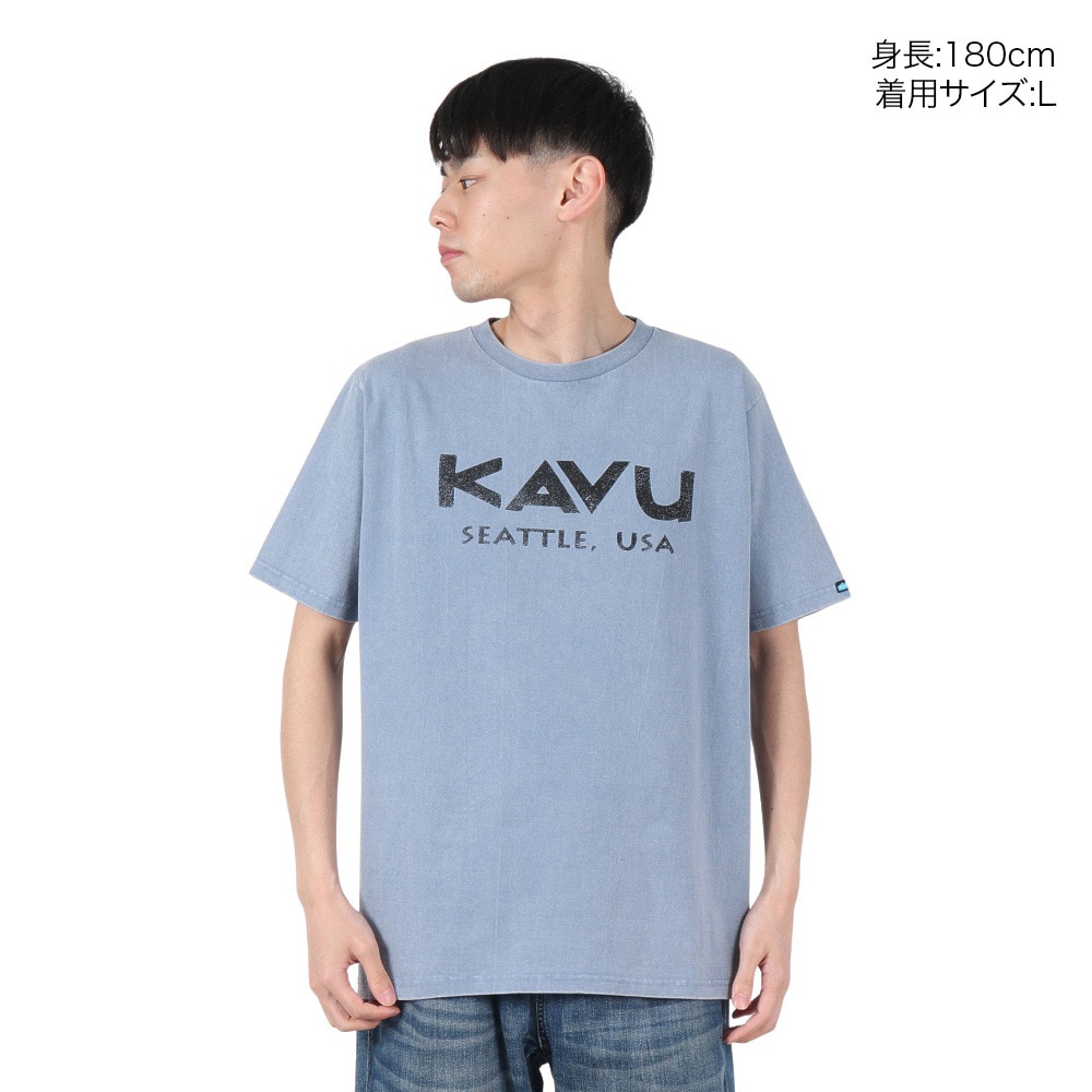 カブー（KAVU）（メンズ）サーフロゴTシャツ 19822215
