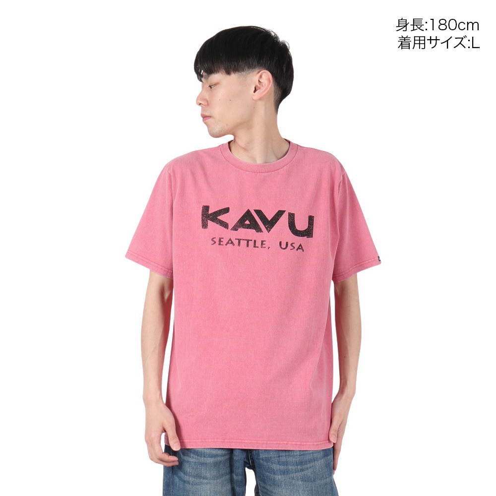 カブー（KAVU）（メンズ）サーフロゴTシャツ 19822215