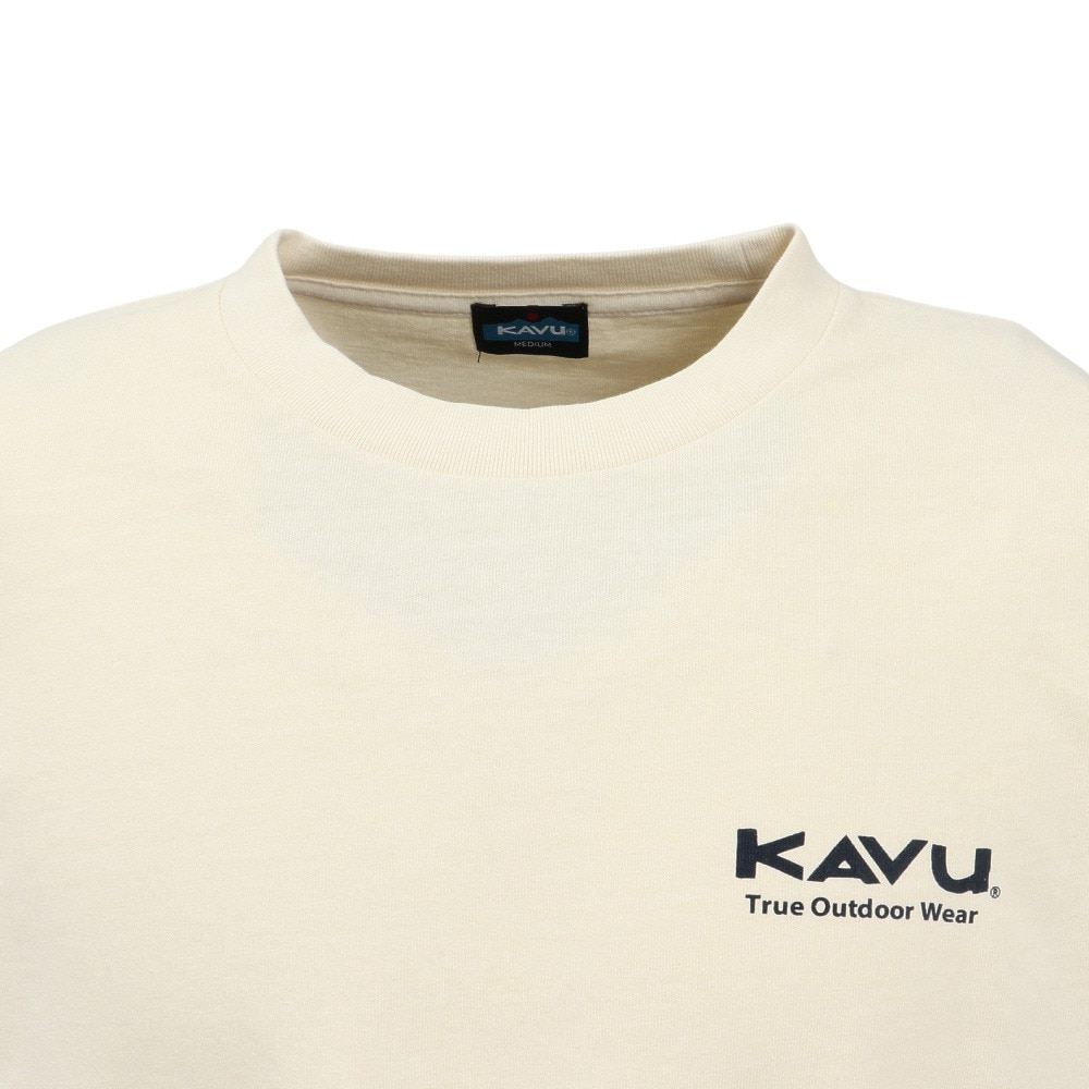 カブー（KAVU）（メンズ）ロングスリーブ シティーロゴTシャツ ピグメント 19822223