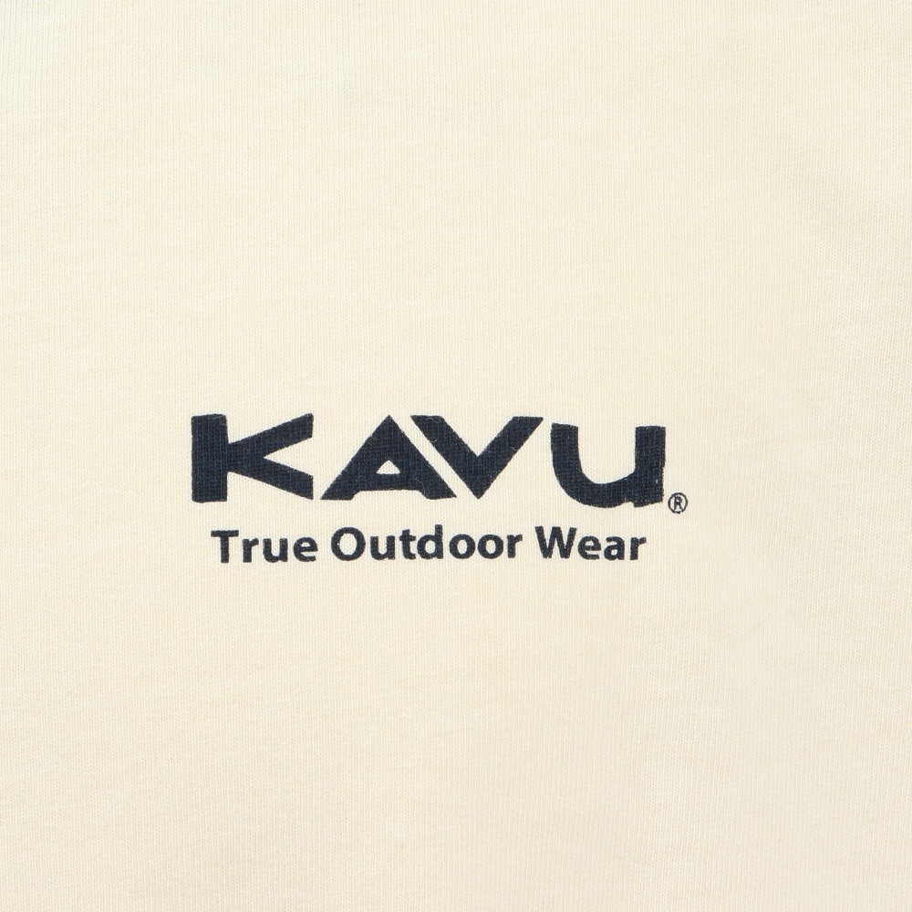 カブー（KAVU）（メンズ）ロングスリーブ シティーロゴTシャツ ピグメント 19822223