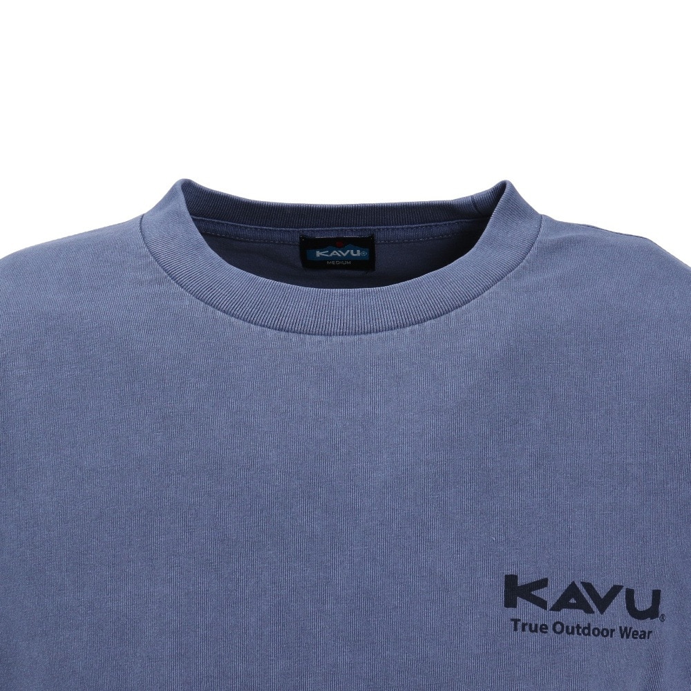 カブー（KAVU）（メンズ）ロングスリーブ シティーロゴTシャツ ピグメント 19822223