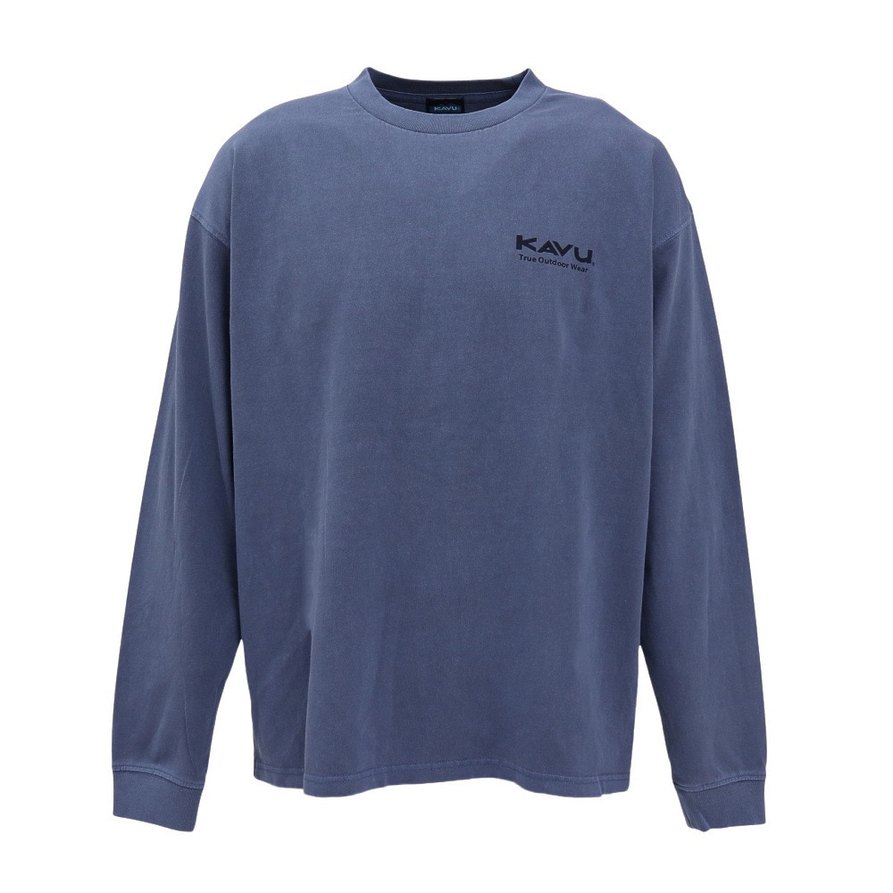 カブー（KAVU）（メンズ）ロングスリーブ シティーロゴTシャツ ピグメント 19822223