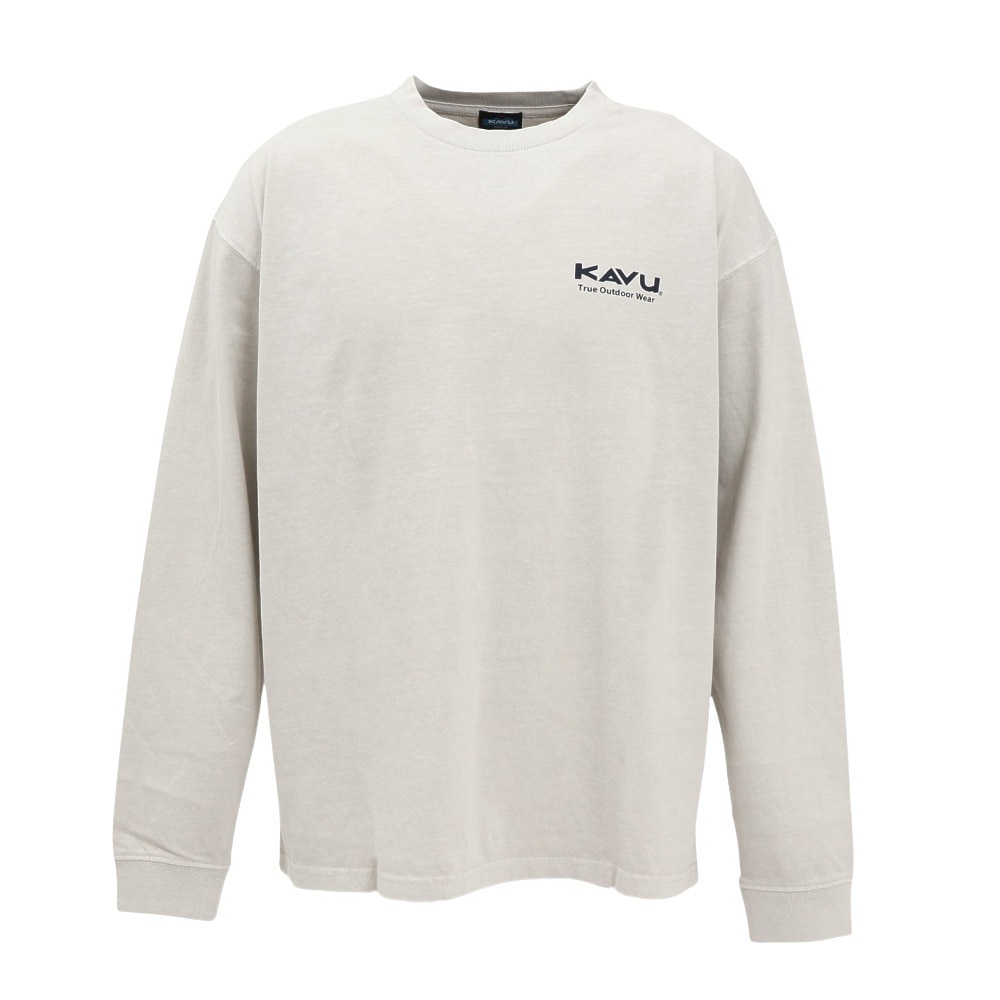 カブー（KAVU）（メンズ）ロングスリーブ グッドタイム Tシャツ ピグメント 19822224