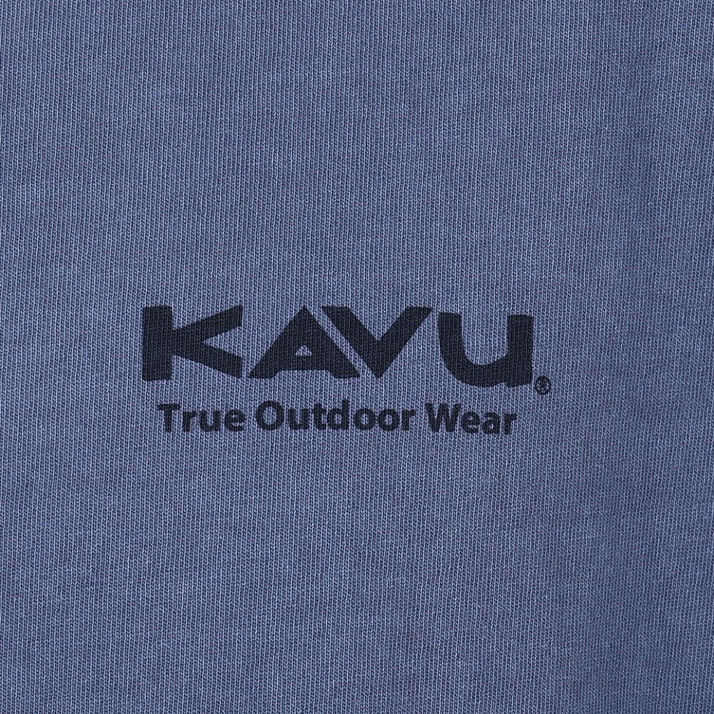 カブー（KAVU）（メンズ）シティーロゴ Tシャツ ピグメント 19822226 ネイビー