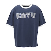 (メンズ、レディース)ツイストロゴ リンガー 半袖Tシャツ 19822228