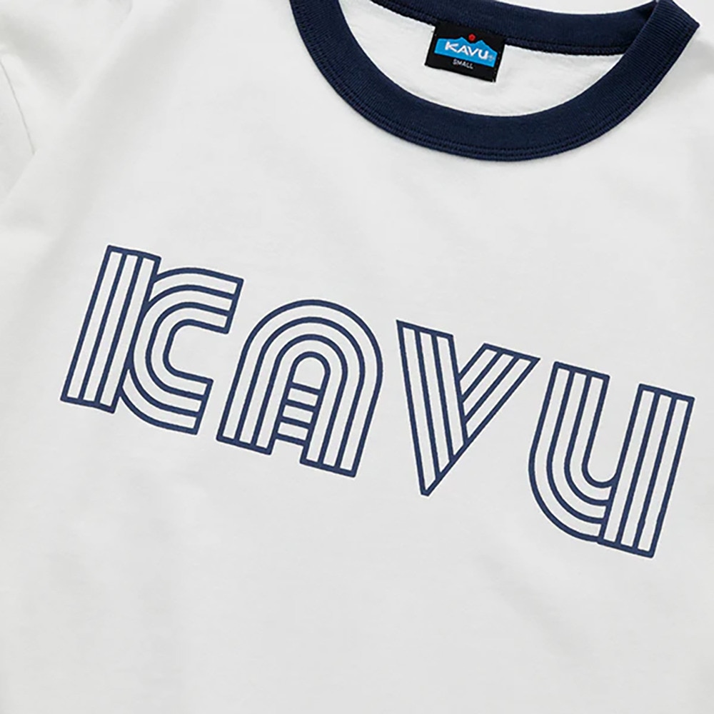 カブー（KAVU）（メンズ）ツイストロゴリンガーTシャツ 19822228