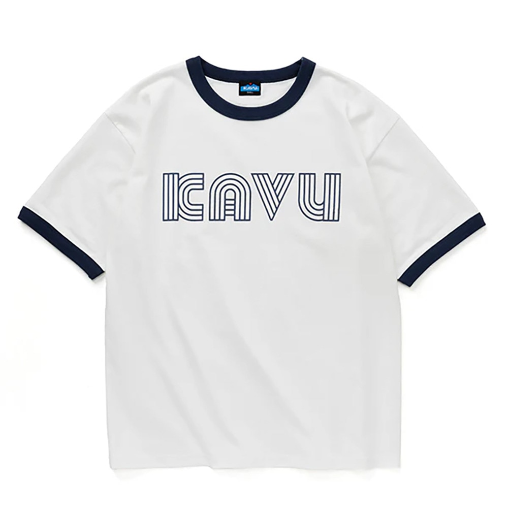カブー（KAVU）（メンズ）ツイストロゴリンガーTシャツ 19822228