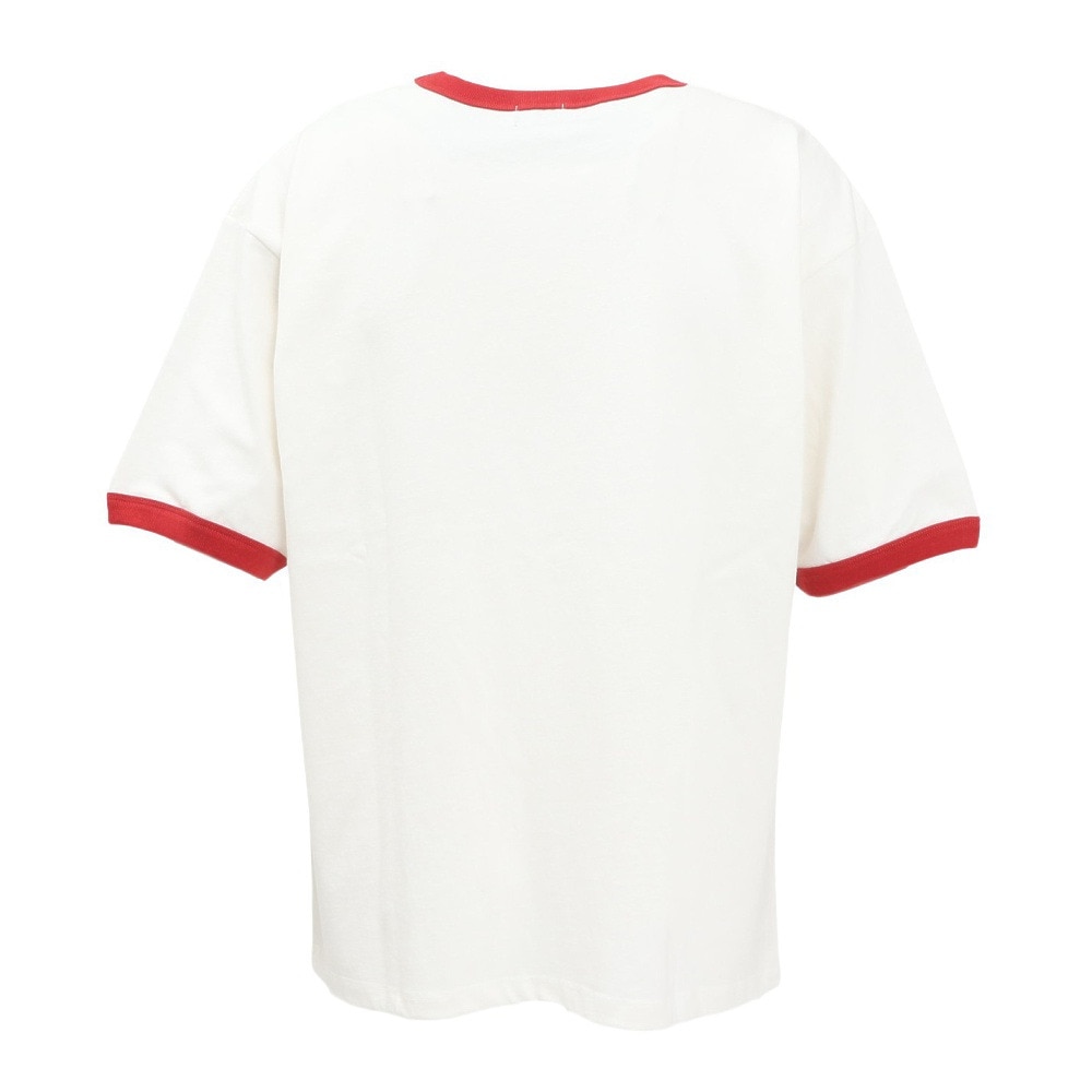 カブー（KAVU）（メンズ、レディース）ツイストロゴ リンガー 半袖Tシャツ 19822228