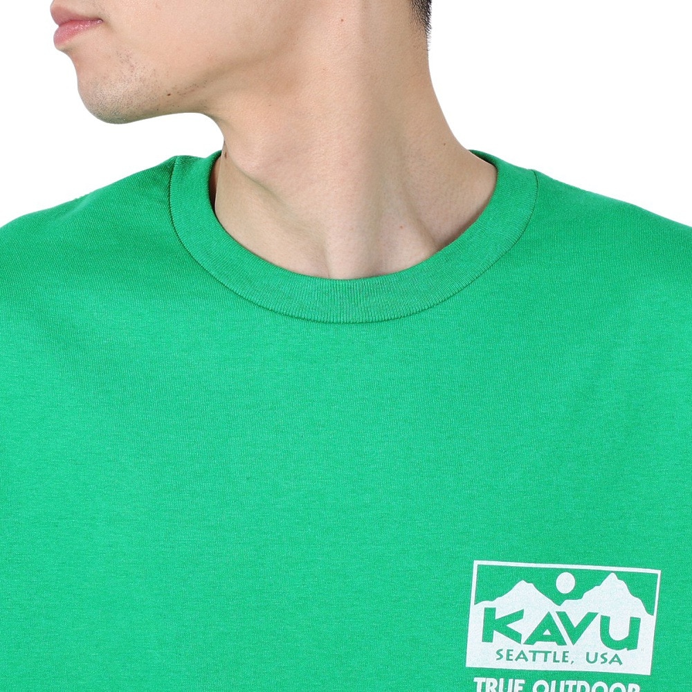 カブー（KAVU）（メンズ）トゥルーロゴ Tシャツ 19822238 アイリッシュ グリーン