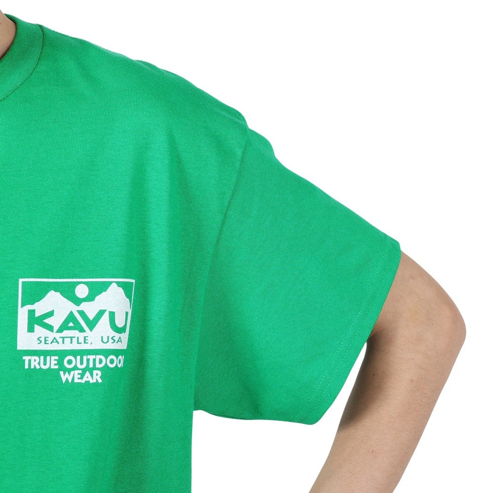 カブー（KAVU）（メンズ）トゥルーロゴ Tシャツ 19822238 アイリッシュ グリーン