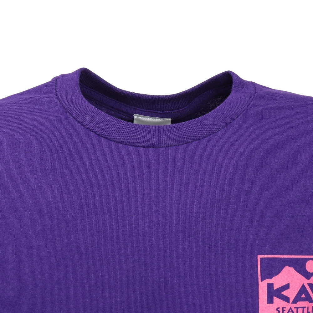 カブー（KAVU）（メンズ）トゥルーロゴ 半袖Tシャツ 19822238 パープル