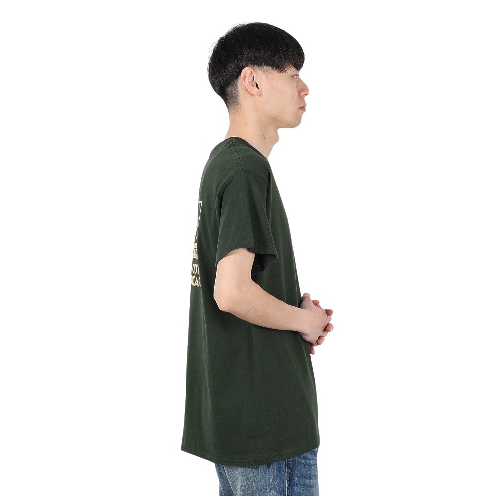 カブー（KAVU）（メンズ）トゥルーロゴ 半袖Tシャツ 19822238 フォレスト