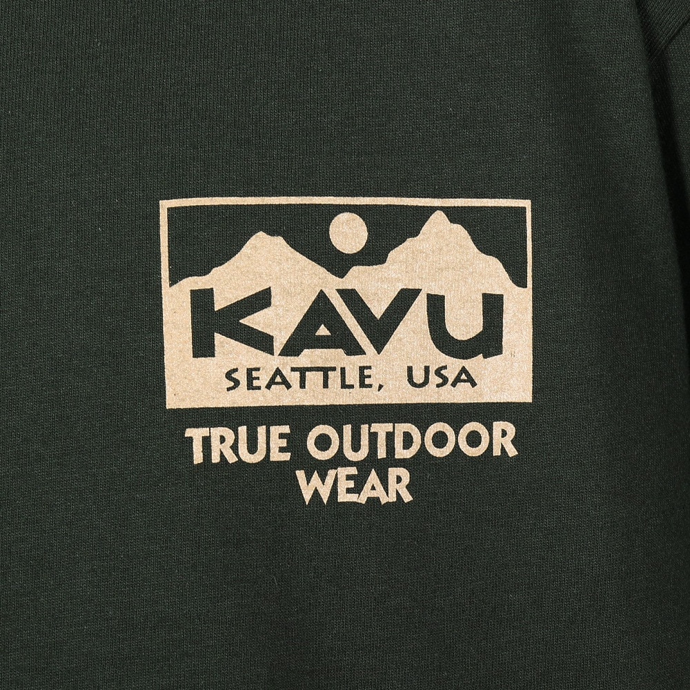 カブー（KAVU）（メンズ）トゥルーロゴ 半袖Tシャツ 19822238 フォレスト
