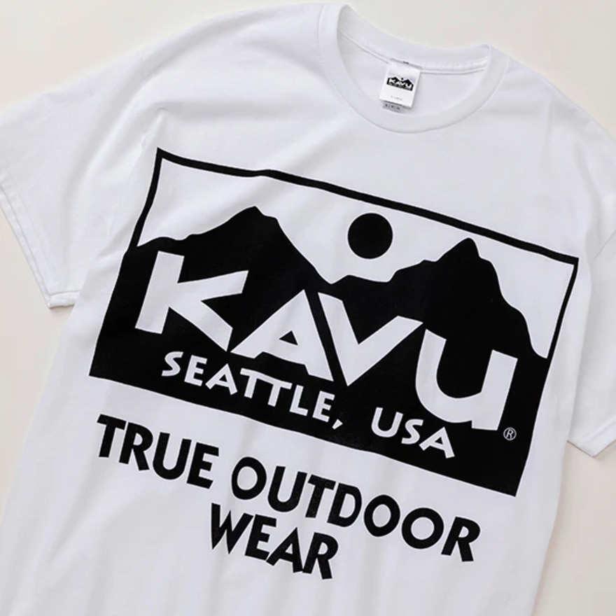 カブー（KAVU）（メンズ）ビッグロゴ 半袖Tシャツ 19822240010009