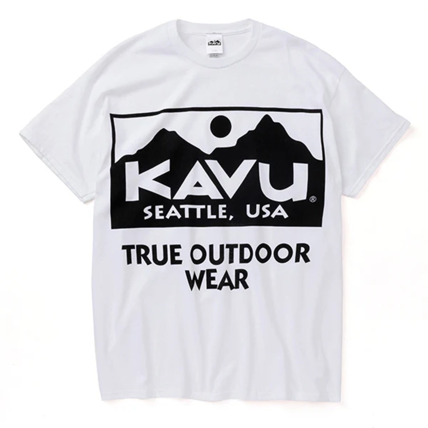 カブー（KAVU）（メンズ）ビッグロゴ 半袖Tシャツ 19822240010009