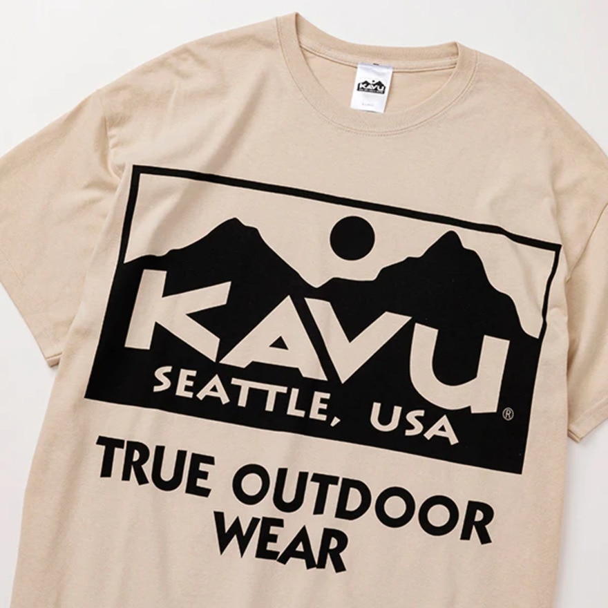 カブー（KAVU）（メンズ）ビッグロゴ 半袖Tシャツ 19822240037009