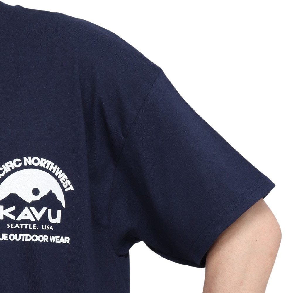 カブー（KAVU）（メンズ）パシフィックノースウェスト 半袖Tシャツ 19822245 ネイビー