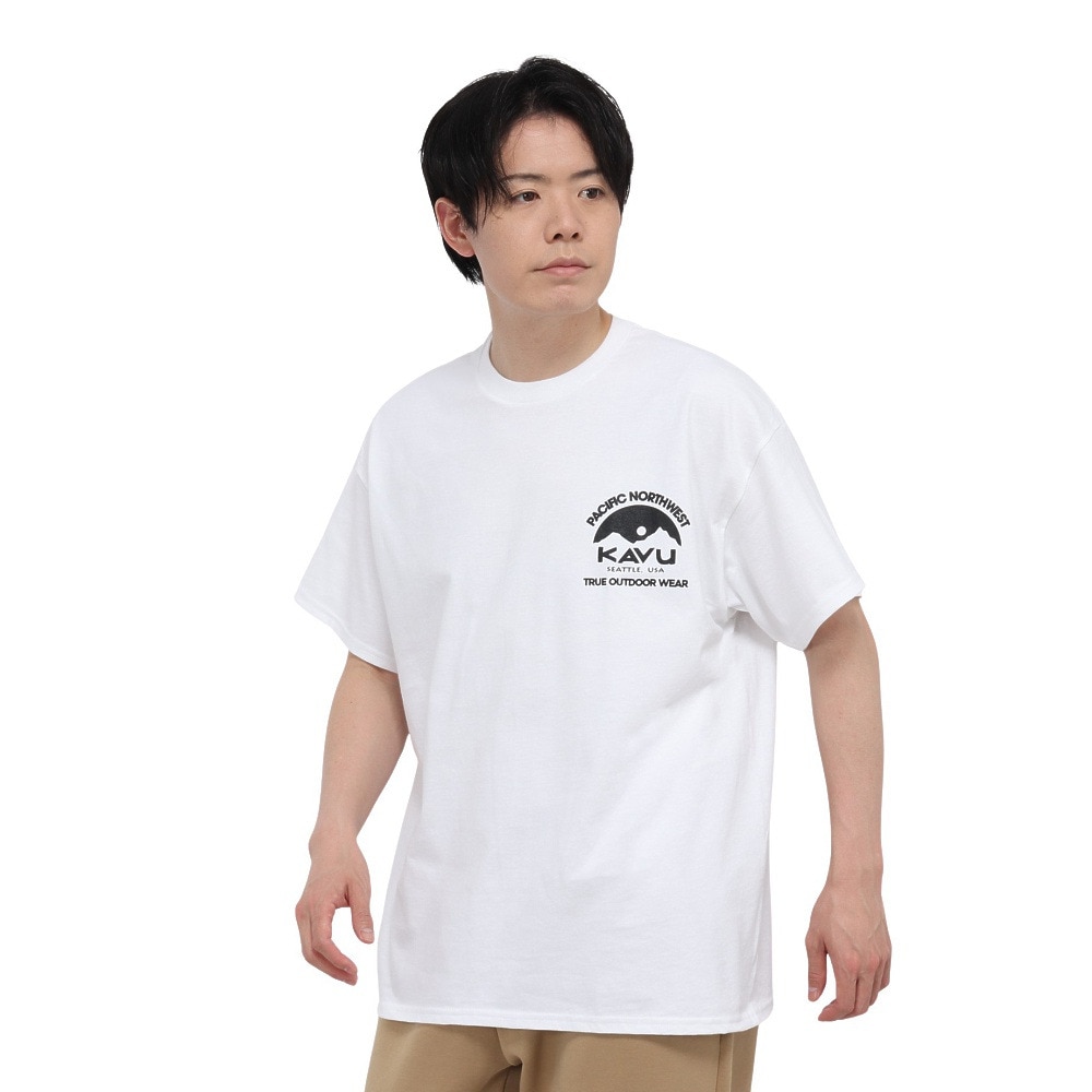 カブー（KAVU）（メンズ）パシフィックノースウェスト 半袖Tシャツ 19822245 ホワイト