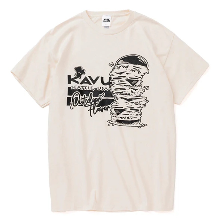 カブー（KAVU）（メンズ）バーガー 半袖Tシャツ 19822255 ナチュラル