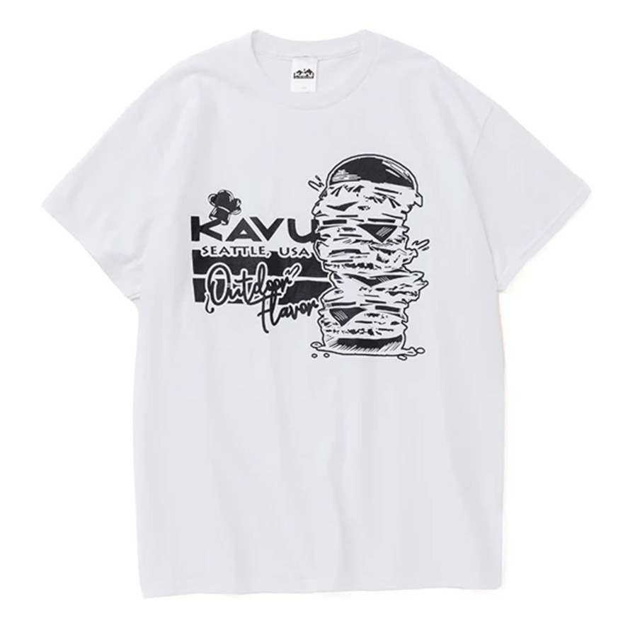 カブー（KAVU）（メンズ）バーガー 半袖Tシャツ 19822255 ホワイト