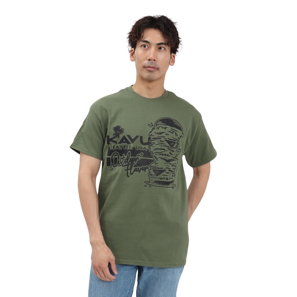 カブー（KAVU）（メンズ）バーガー Tシャツ 19822255