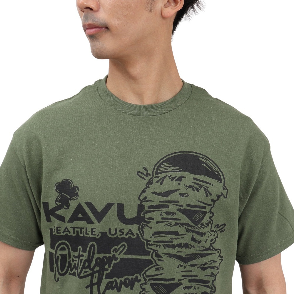 カブー（KAVU）（メンズ）バーガー Tシャツ 19822255