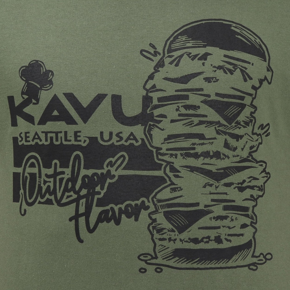 カブー（KAVU）（メンズ）バーガー Tシャツ 19822255