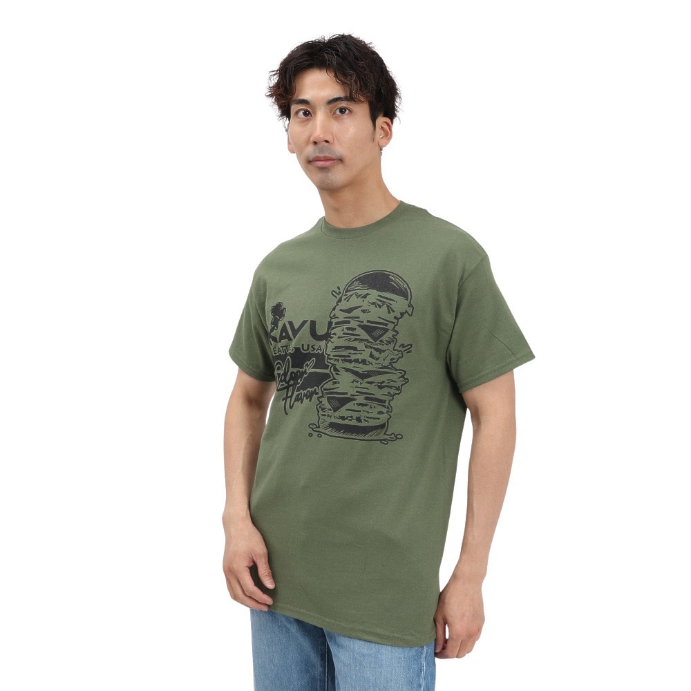 カブー（KAVU）（メンズ）バーガー Tシャツ 19822255