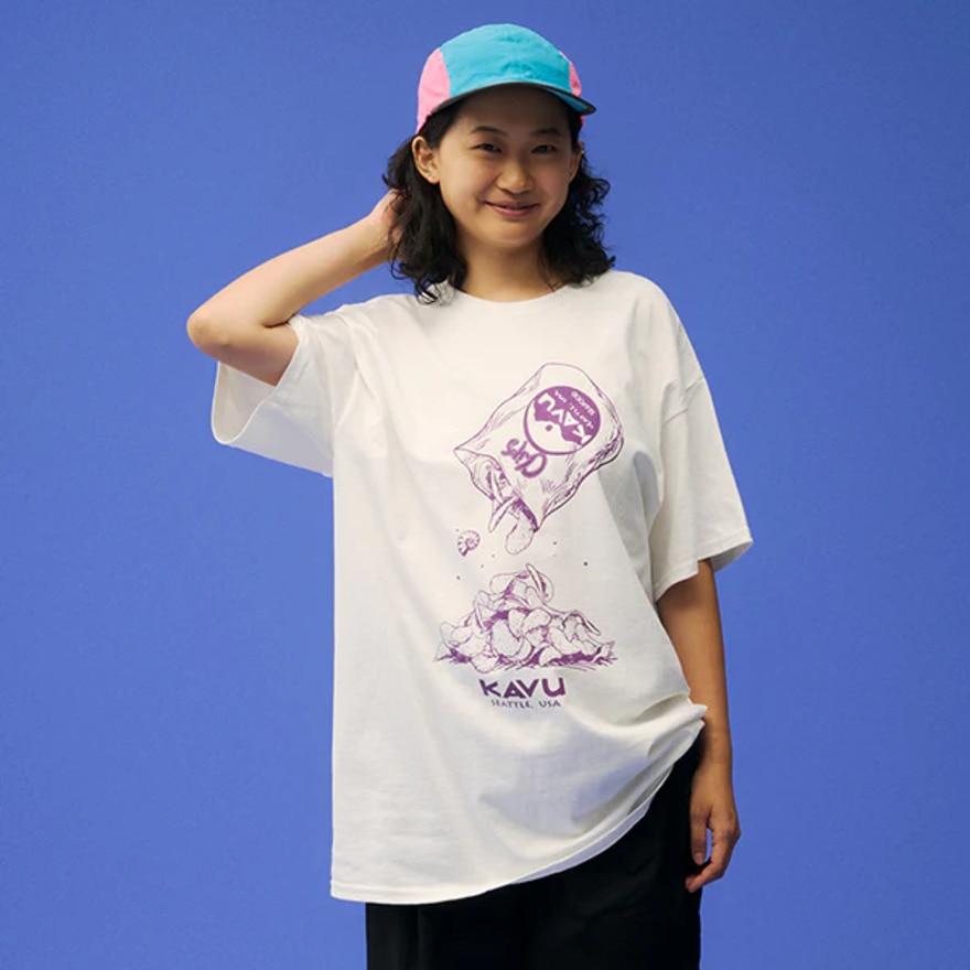 カブー（KAVU）（メンズ）チップス 半袖Tシャツ 19822256 ホワイト