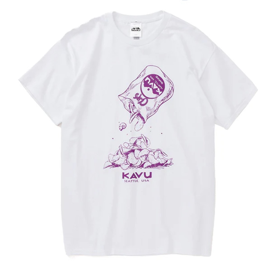 カブー（KAVU）（メンズ）チップス 半袖Tシャツ 19822256 ホワイト
