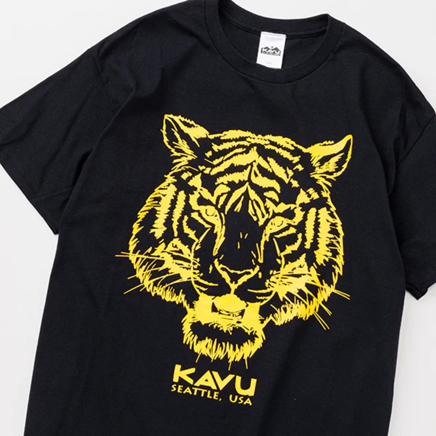 カブー（KAVU）（メンズ）タイガー 半袖Tシャツ 19822258 ブラック