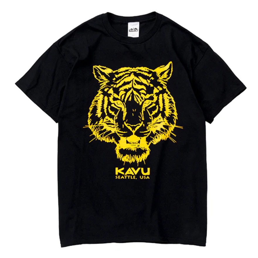カブー（KAVU）（メンズ）タイガー 半袖Tシャツ 19822258 ブラック