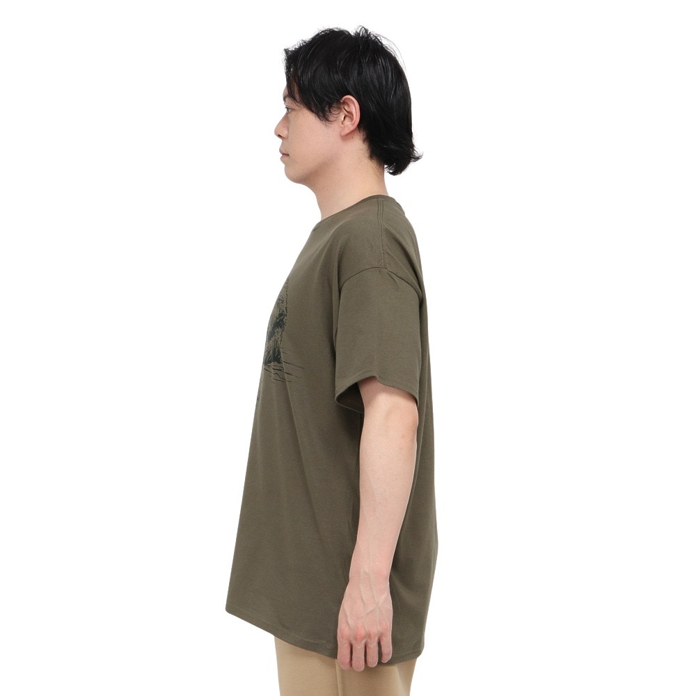 カブー（KAVU）（メンズ）シーオッター 半袖Tシャツ 19822259 オリーブ