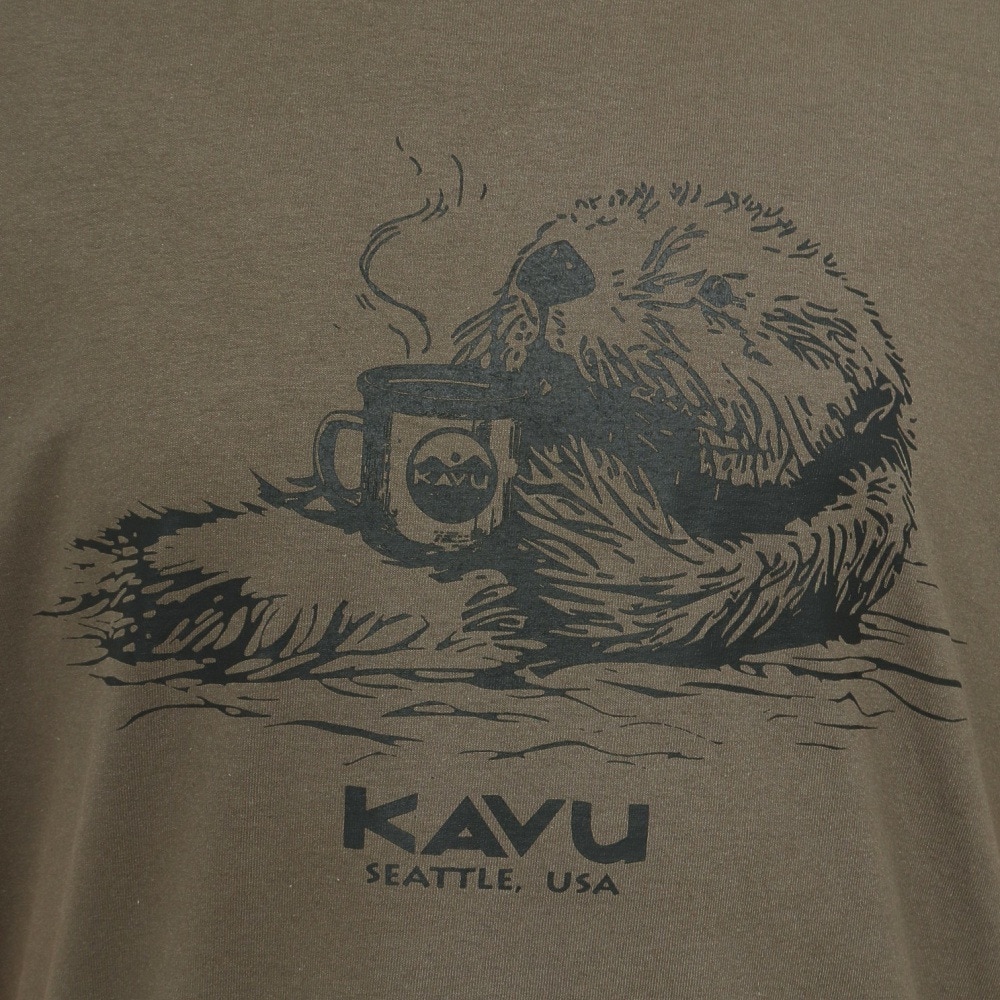 カブー（KAVU）（メンズ）シーオッター 半袖Tシャツ 19822259 オリーブ