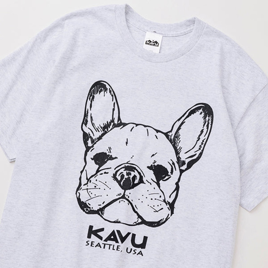 カブー（KAVU）（メンズ）22ドッグ 半袖Tシャツ 19822260 アッシュ