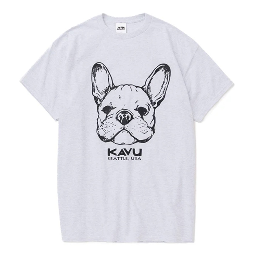 カブー（KAVU）（メンズ）22ドッグ 半袖Tシャツ 19822260 アッシュ