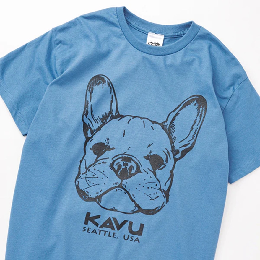 カブー（KAVU）（メンズ）22ドッグ 半袖Tシャツ 19822260 インディゴ