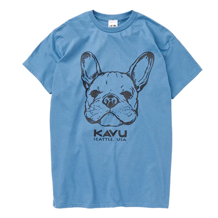カブー（KAVU）（メンズ）22ドッグ 半袖Tシャツ 19822260 インディゴ
