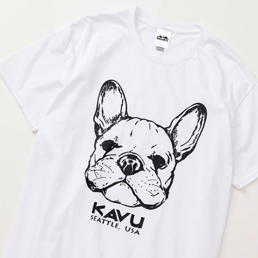 カブー（KAVU）（メンズ）22ドッグ 半袖Tシャツ 19822260 ホワイト